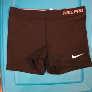 Nike pro compression shorts